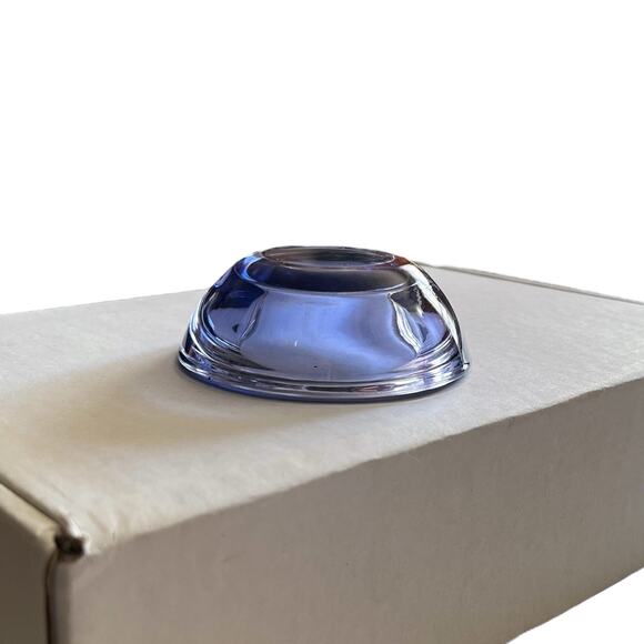 12 Pk 3" Round Blue Glass Tealight Candle Holders Romantic Lighting Party Favors - Picture 5 of 7